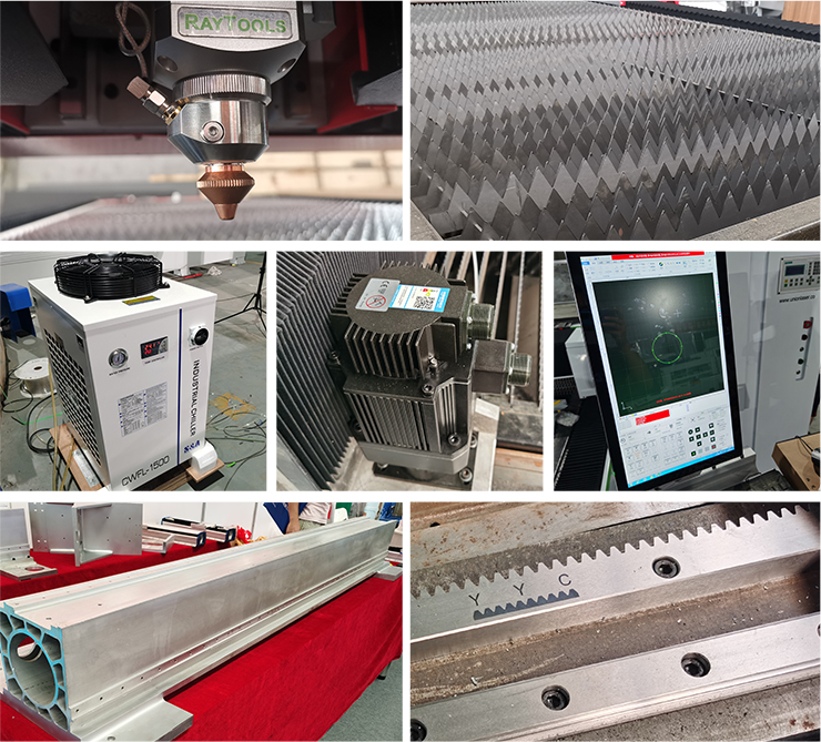 1,5kw 3kw 6025 Ipg metallfiberlaserskjæremaskin for stål