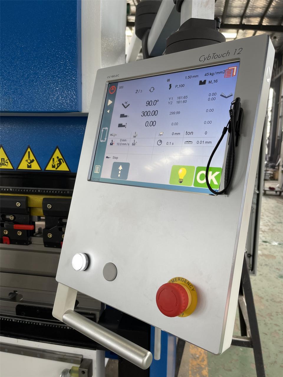 160t-4000 4-akset Cnc hydraulisk bøyemaskin kantpress