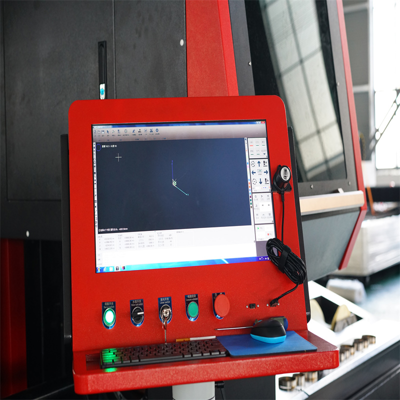 1kw 2kw 3kw 6kw Cnc fiberlaserskjæremaskiner for metallplater i rustfritt stål