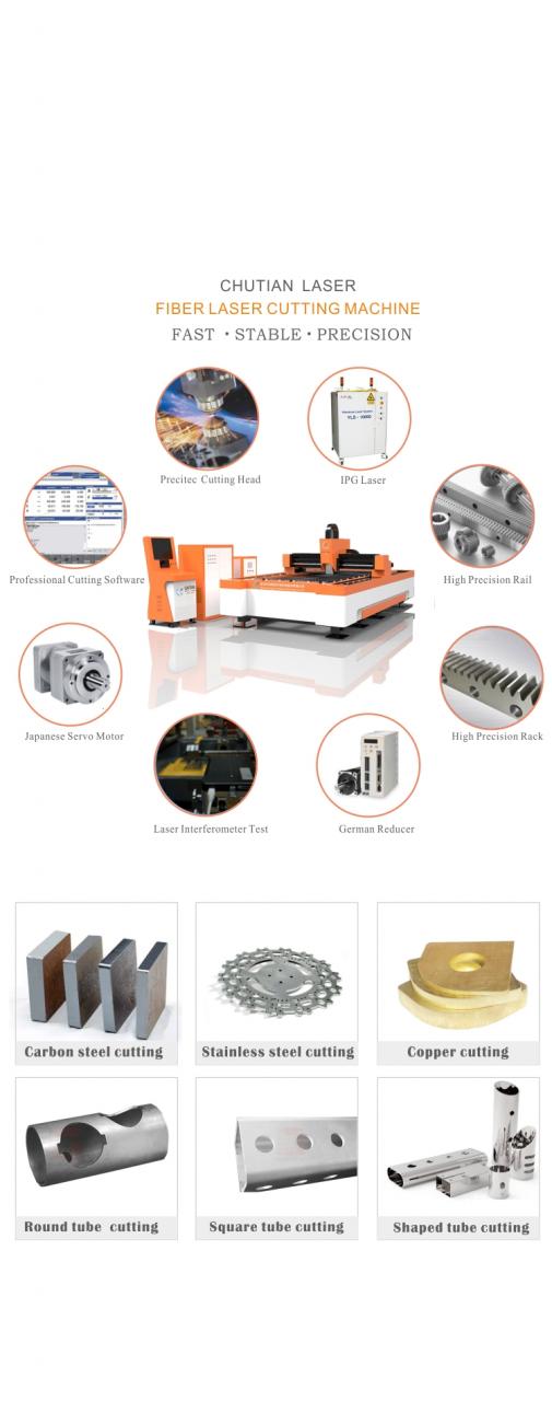 Cnc Laser Manufacture 500W 1000W 2000W Stainless Steel Fiber Laser Cutting Machine Cnc laserproduksjon 500W 1000W 2000W rustfritt stål fiberlaserskjæremaskin