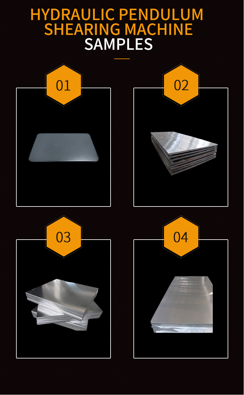 Hydraulic Pendulum Cnc Swing Beam Sheet Metal Plate Shearing Machine Hydraulisk Pendel Cnc Swing Beam Sheet Metal Plate Shearing Machine